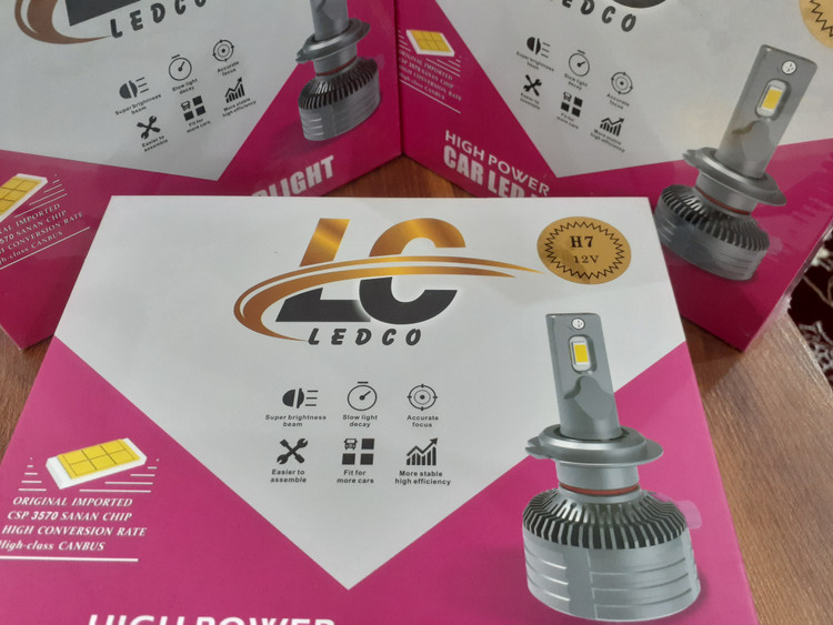 هدلایت پایه H7 برند LEDCO